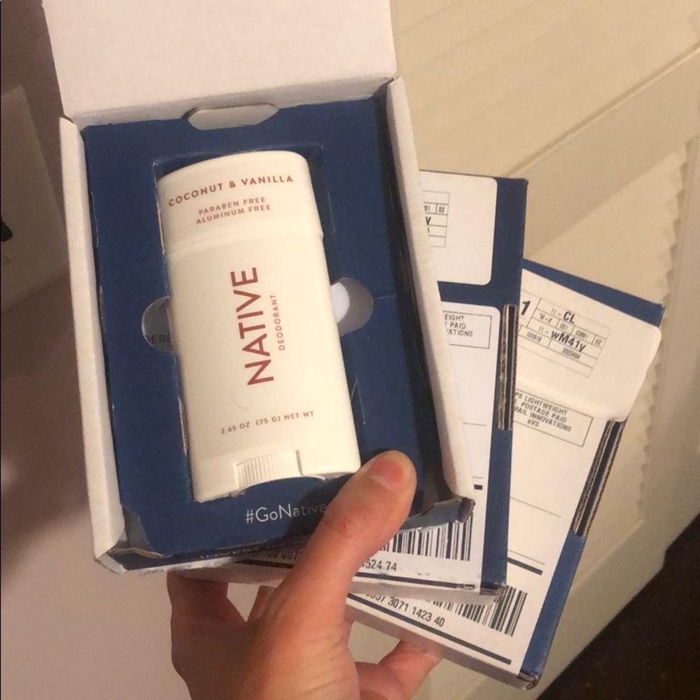 BNIB Native Deodorant - Coconut & Vanilla (x3)